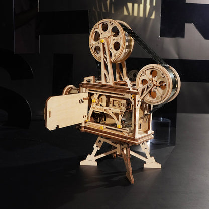 Robotime, Houten Puzzel 3D Vitascope/Movieprojector, Lk601, 25,5X13,3X22,3Cm