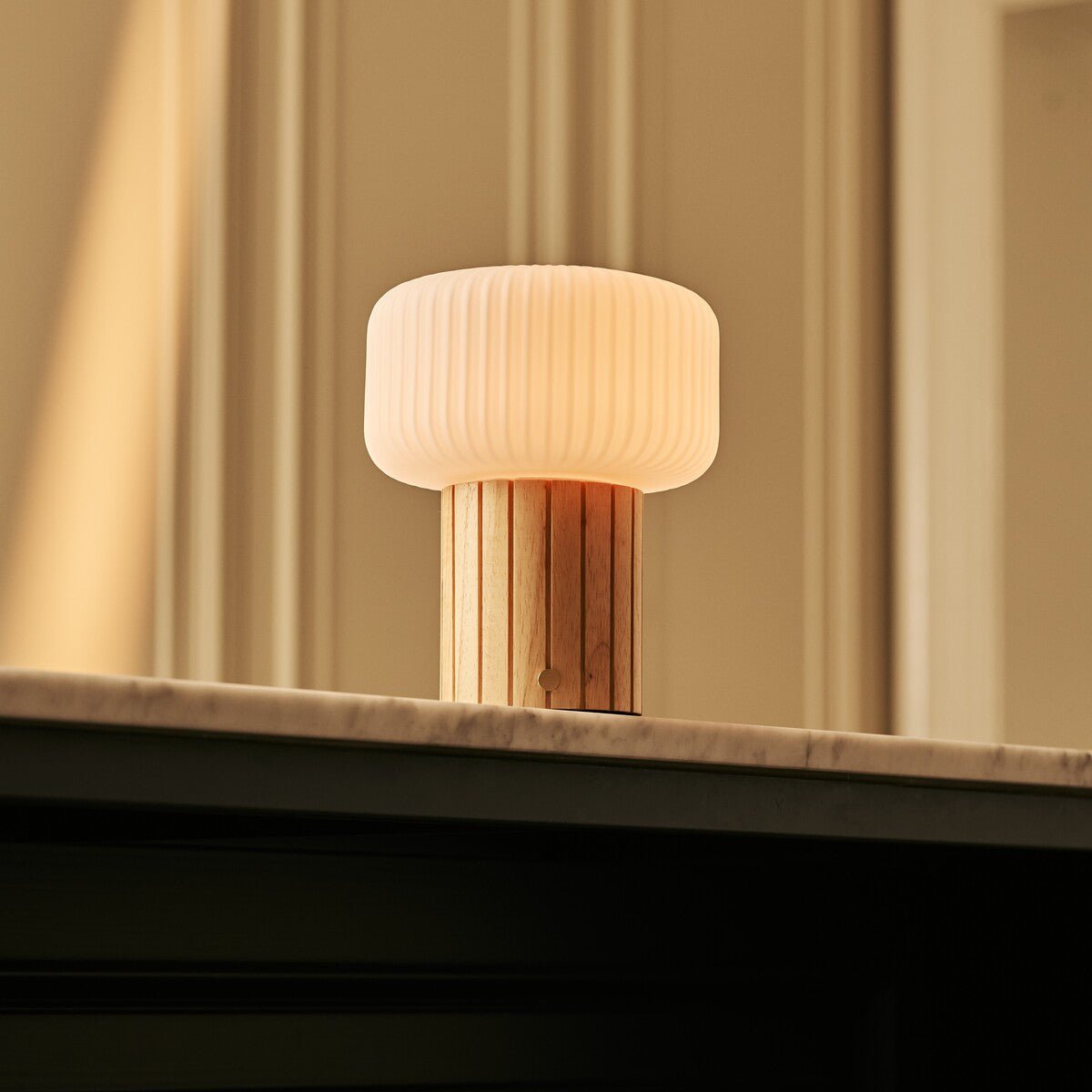 Margaux Lichtbruine Oplaadbare Tafellamp