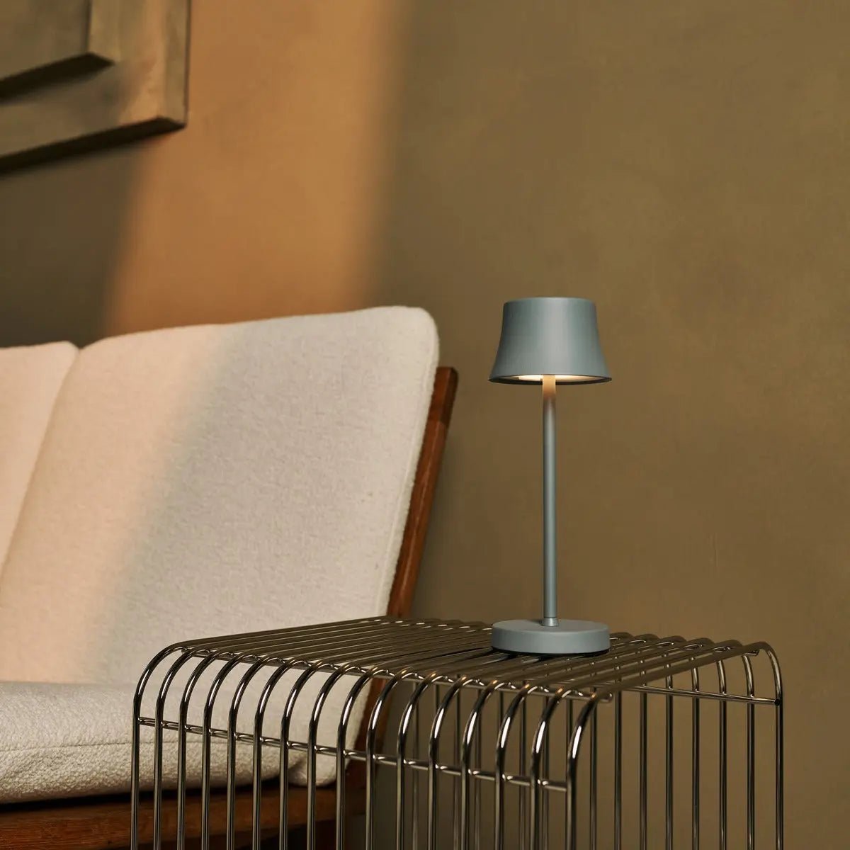 De Pijp Mini Mouse Grey Rechargeable Table Lamp