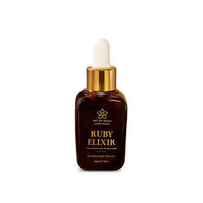 Ruby Elixir Kumkumadi Serum - 30 Ml | Ayurvedisch Verhelderen En Verjongingsserum Voor Een Stralende Huid