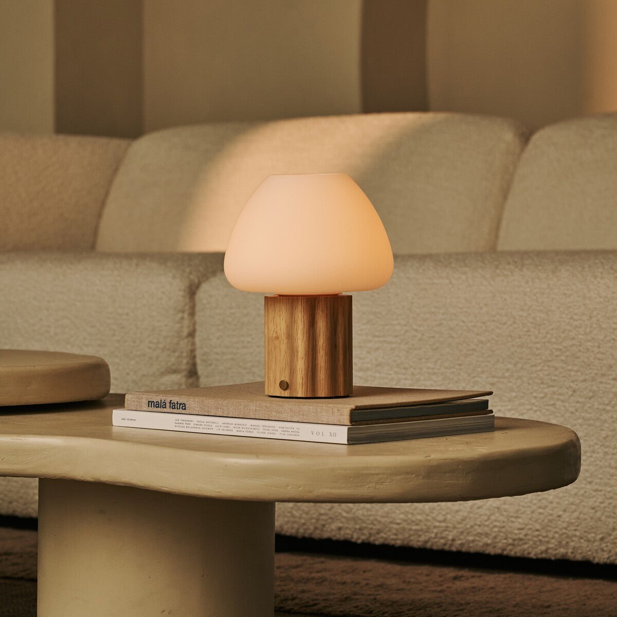 Sophie Lichtbruine Oplaadbare Tafellamp