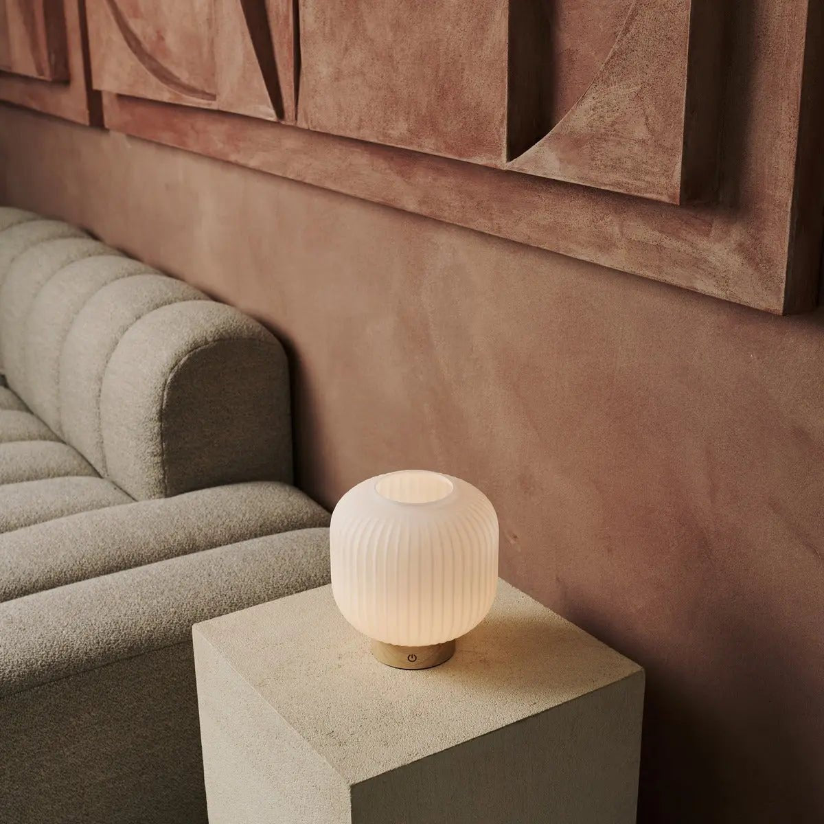 Lyla Lichtbruine Unieke Oplaadbare Lamp