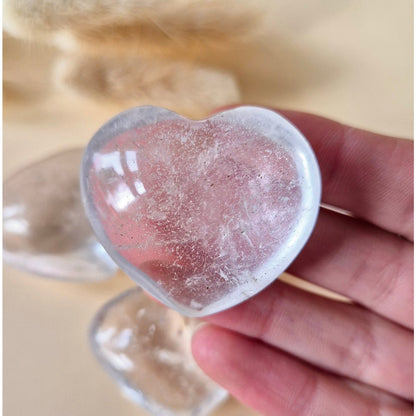 Edelsteen Heldere Bergkristal Hart 3-4Cm