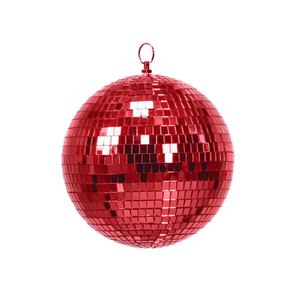 Kerstdecoratie - Kersthanger - Discobal - Schuim - Rood - 25X25X25Cm