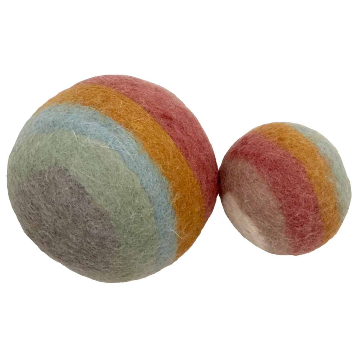 Earth Rainbow Balls/2Pc