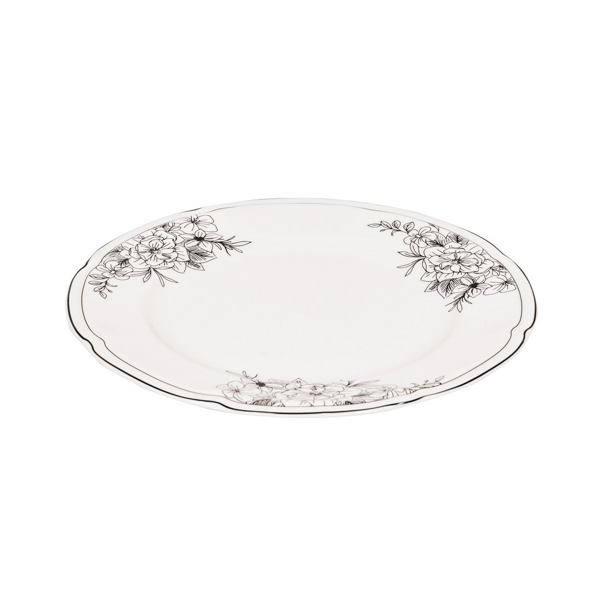 Bord - Les Fleurs - Newbone China - 26X26X1,5Cm