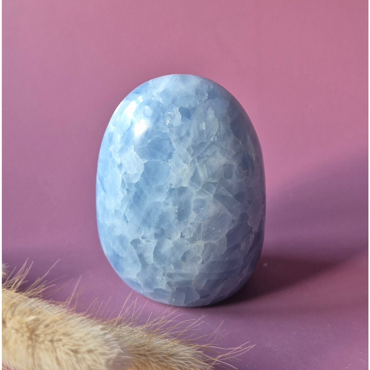 Edelsteen Celestien Freeform – Zachtblauwe Ruststeen