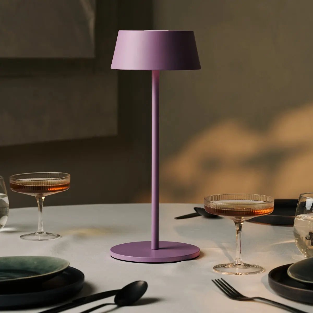 Hugo Violet Lila Oplaadbare Tafellamp