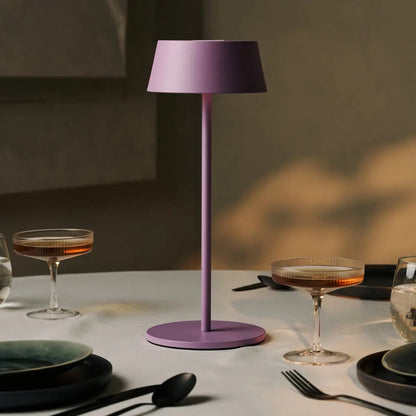 Hugo Violet Lila Oplaadbare Tafellamp