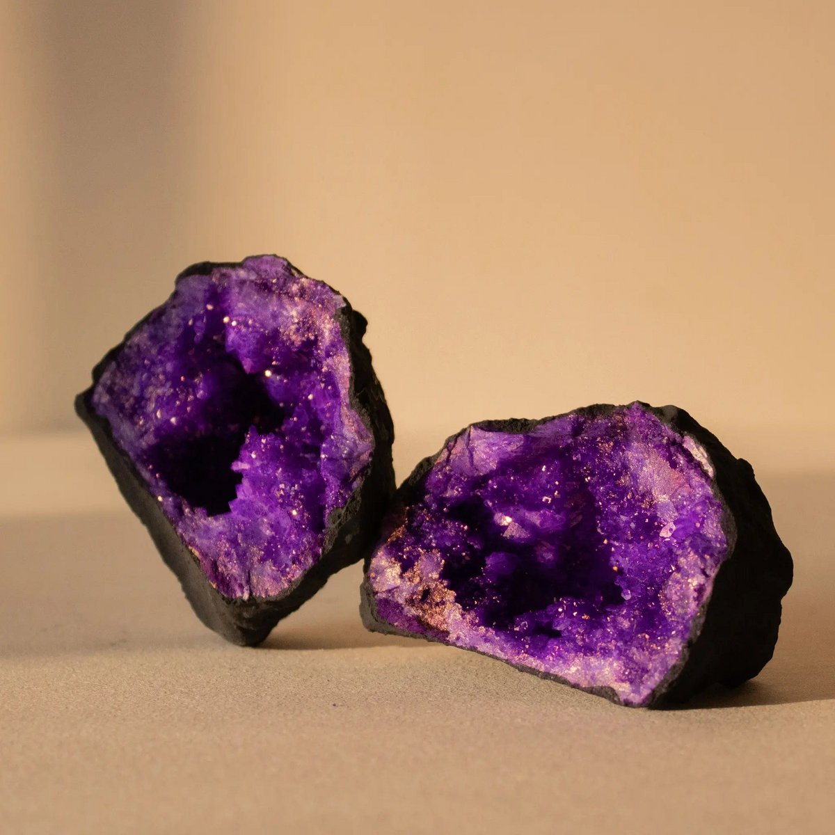 Geode Quartz Crystal Purple
