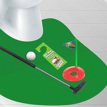 Mad Monkey - Minigolfspel Met Clubs En Ballen Toiletgolfset, Toiletminigolf