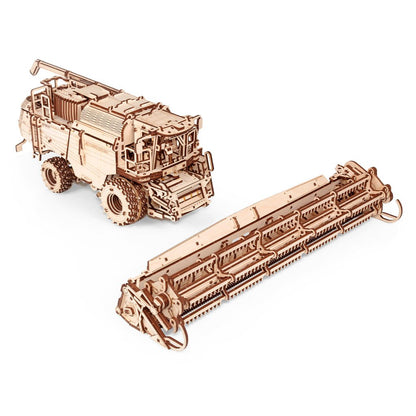 Eco Wood Art (Ewa) 3D Houten Puzzel Grain Harvesting Combine Gh800, 3380, 52,7X45,8X18,7 Cm
