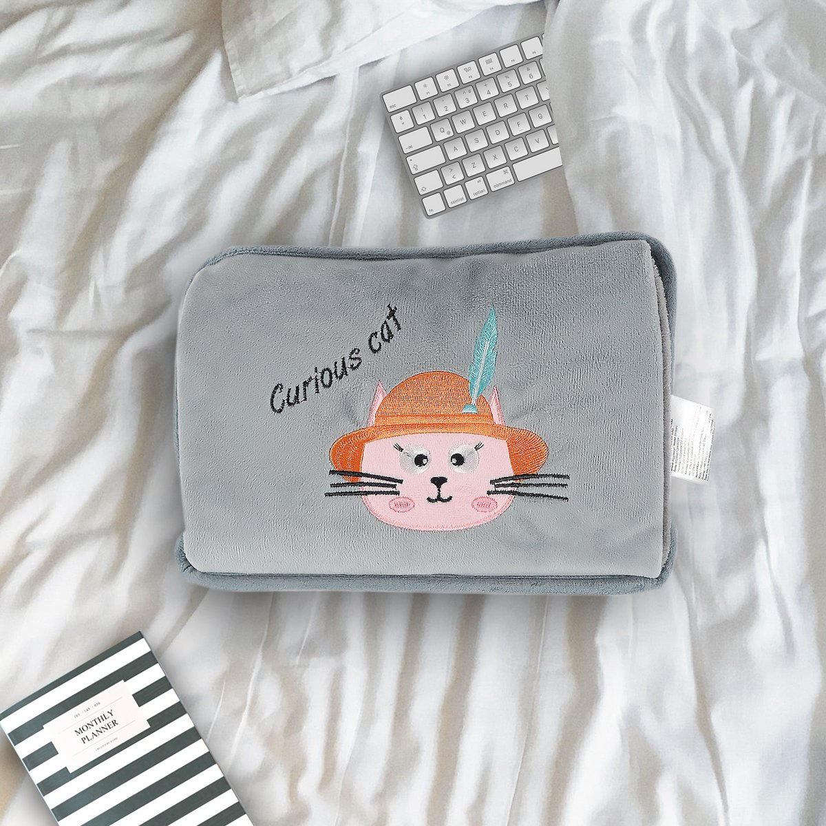Biggdesign Cat Curious Cat Elektrische Warmwaterkruik