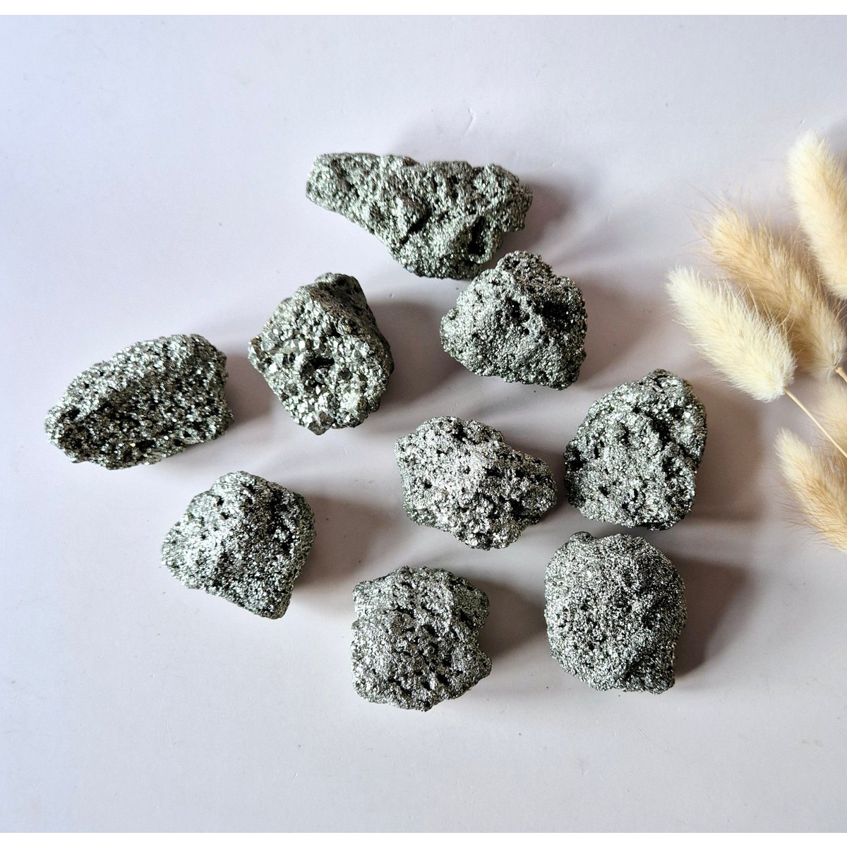Edelsteen Ruwe Pyriet Stukken – Sparkling Natural Clusters