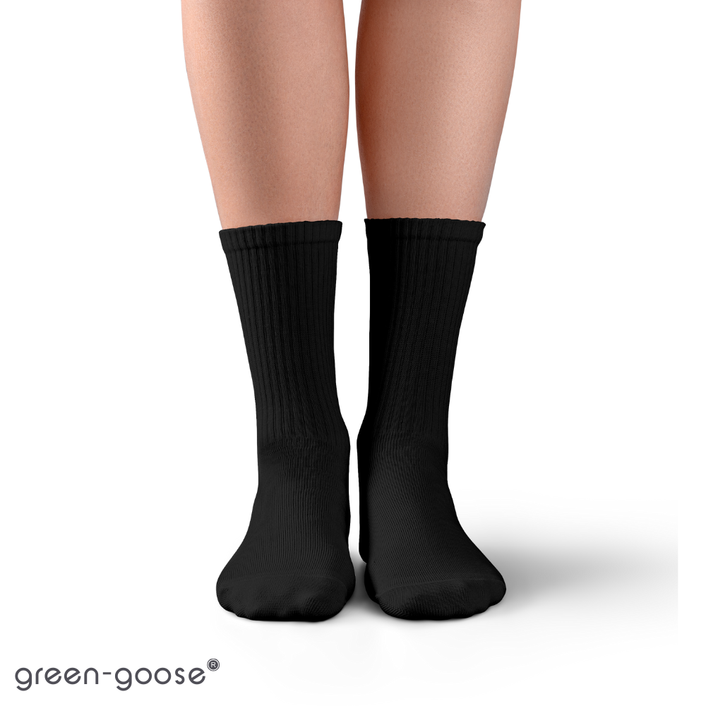 Green-Goose Bamboe Sokken - Zwart