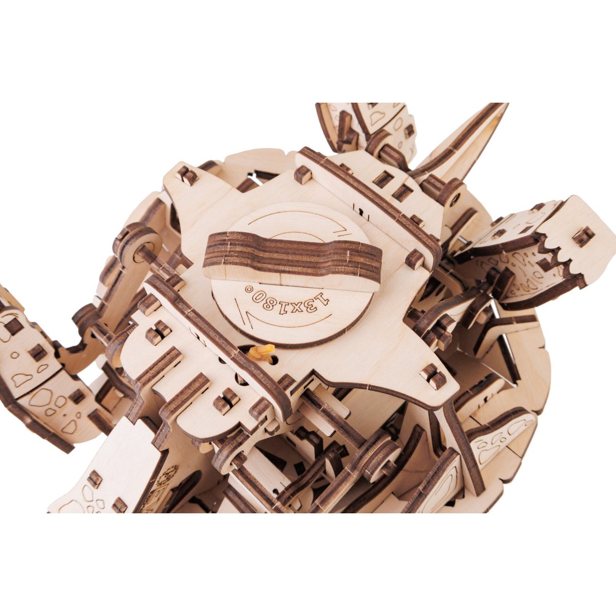 Eco Wood Art (Ewa) 3D Mechanische Puzzel Schildpad/ Turtle, 976, 22,3X16,5X11,6Cm