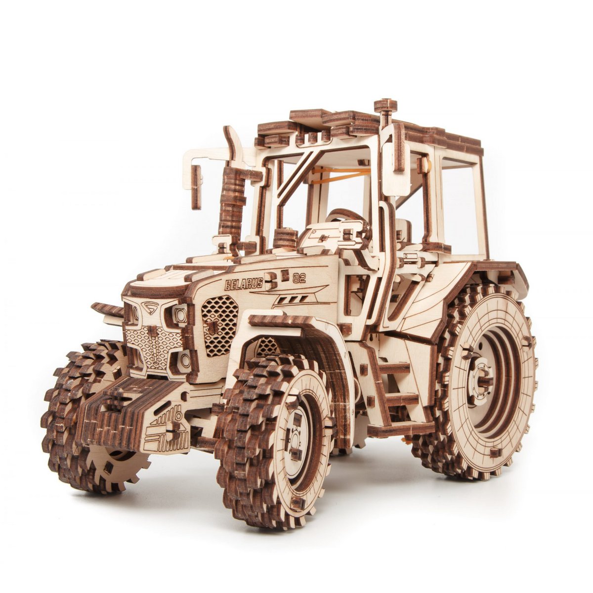 Eco Wood Art (Ewa) 3D Mechanische Puzzel, Belarus-82 Tractor, 1157, 21,8X11,8X15,5Cm