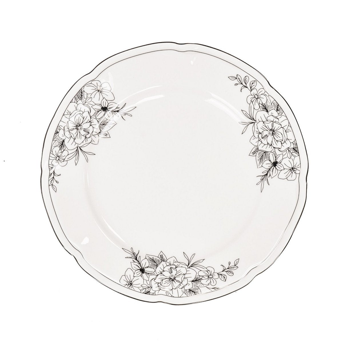 Bord - Les Fleurs - Newbone China - 26X26X1,5Cm