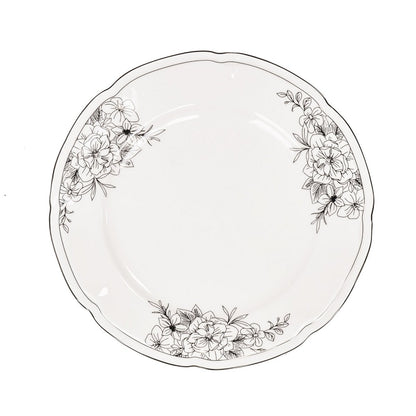 Bord - Les Fleurs - Newbone China - 26X26X1,5Cm