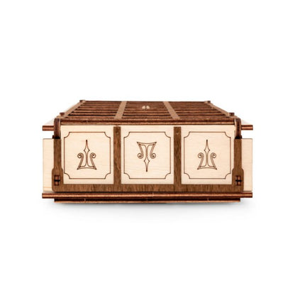 Eco Wood Art (Ewa) 2 In 1 Bordspel, Senet En Ur, 1355, 34,5X14X6Cm