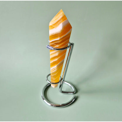 Gele Calciet Scepter Op Standaard 10-13Cm