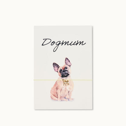 Armbandkaartje: Dogmom - Franse Bulldog Bruin
