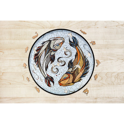 Eco Wood Art (Ewa) Houten Legpuzzel Koi Kaper/ Kois Size M, 2314, 28,5X28,5X0,5Cm