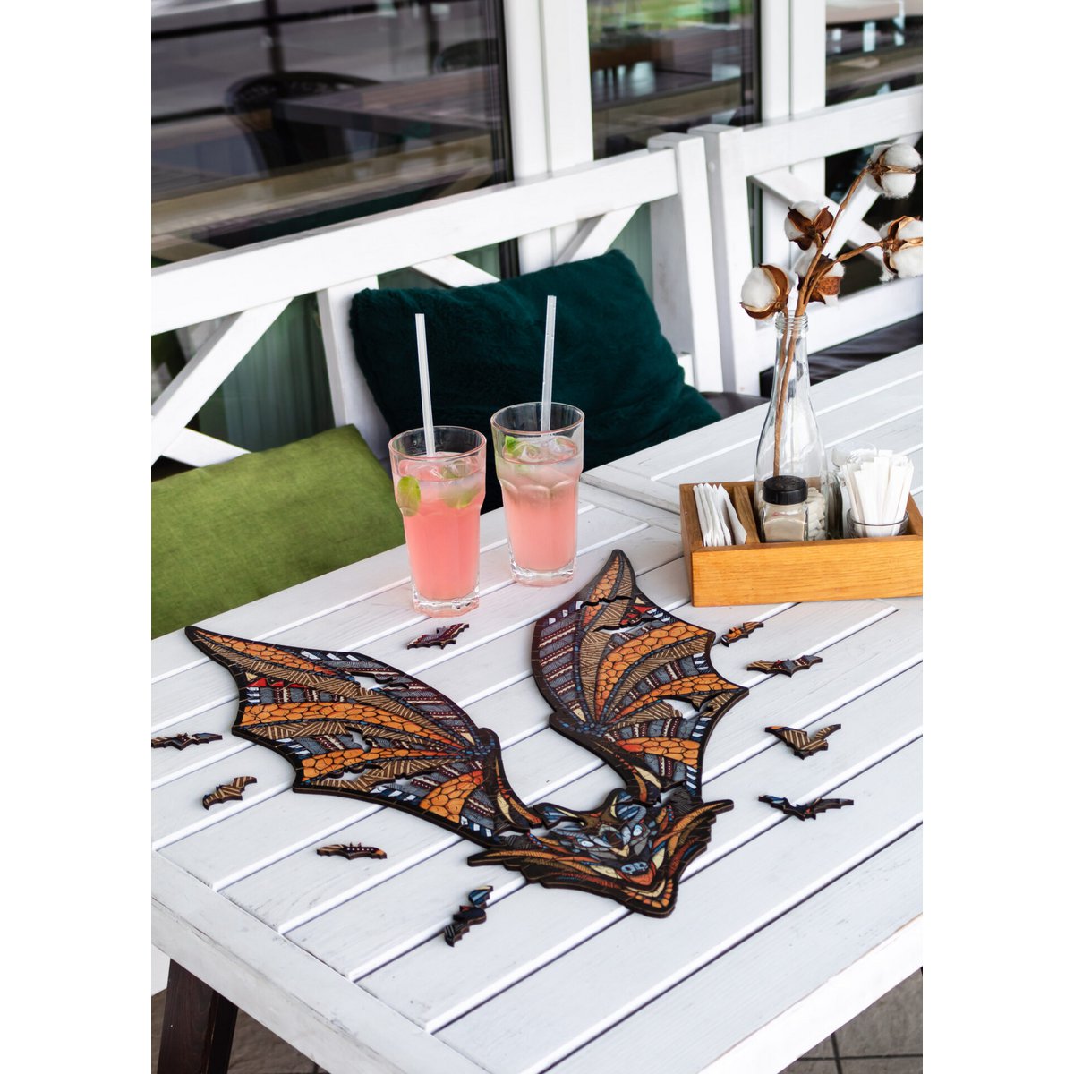 Eco Wood Art (Ewa) Houten Legpuzzel Vleermuis/ Bat, 2482, 39X28X0,5Cm Kartonbox