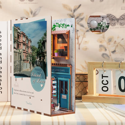 Tonecheer, Diy Book Nook, Island Of Love, Tq105, 18,2X8X24,5Cm