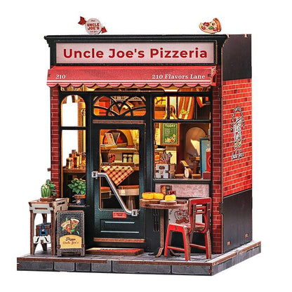 Cutebee, 3D Diy Huisje, Uncle Joe's Pizzeria, Cwgc210,15,5X16,X19,5Cm