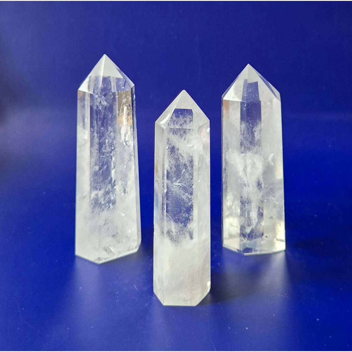 A+ Heldere Kwaliteit Edelsteen Bergkristal Toren / Obelisk (Clear Quartz Tower)