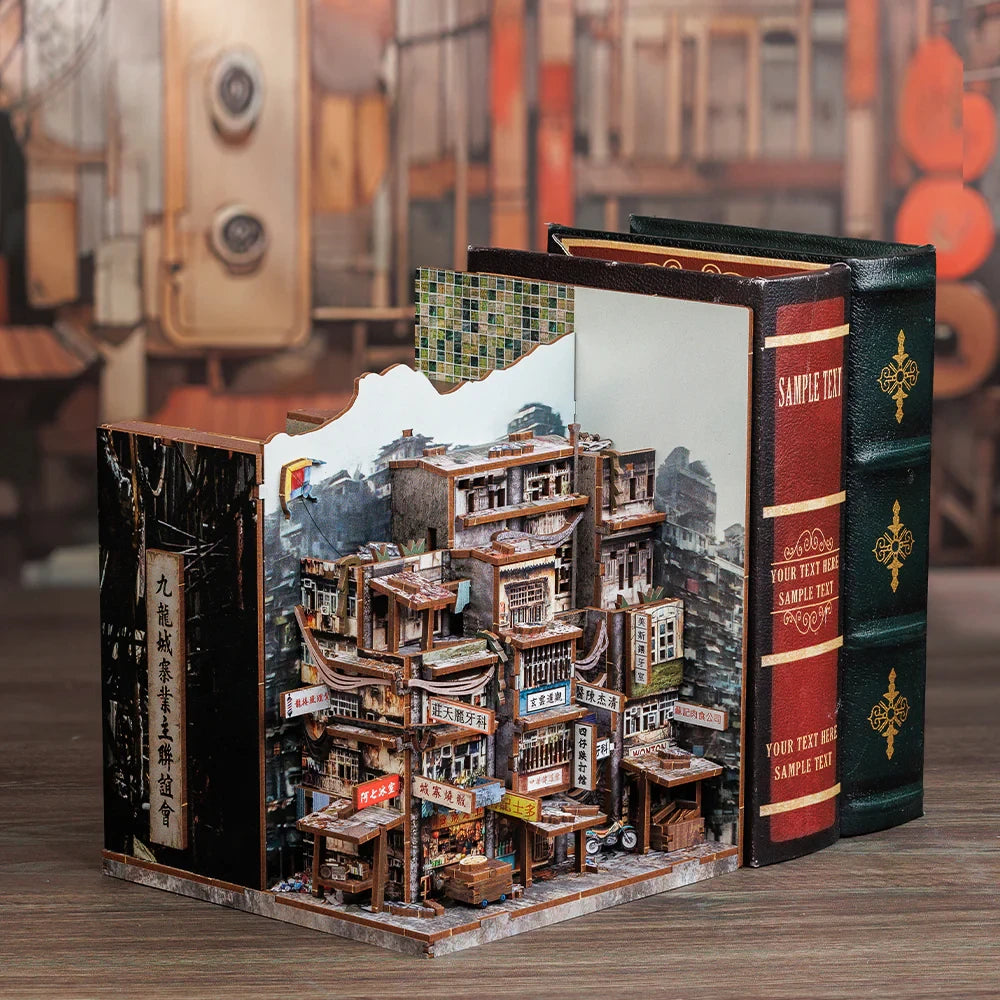 Cutebee, Diy Booknook, Twilight Of The Warriors: Walled In, Dcz01, 18X11X23Cm