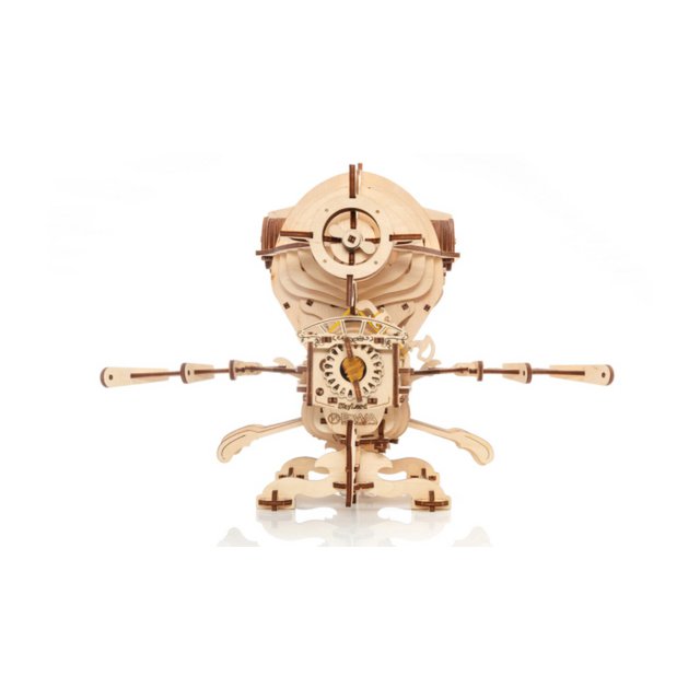 Eco Wood Art (Ewa) 3D Mechanische Puzzel, Piratenluchtschip Skylord, 0327, 37,1X37,7X25,5Cm