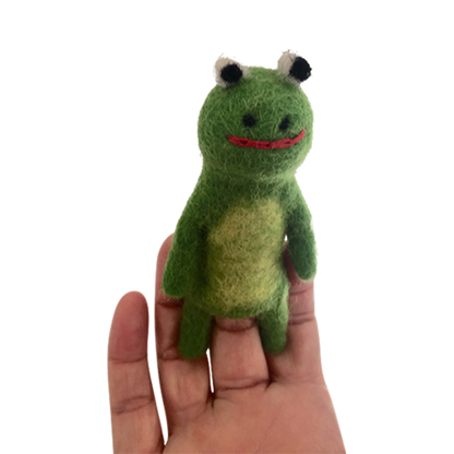 Frog And Bunny Finger Puppets/4Pc