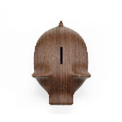Eco Wood Art (Ewa) 3D Houten Bouwset Spaarpot Varkentje/Pig, 3779, 16,3X10,4X13,9Cm