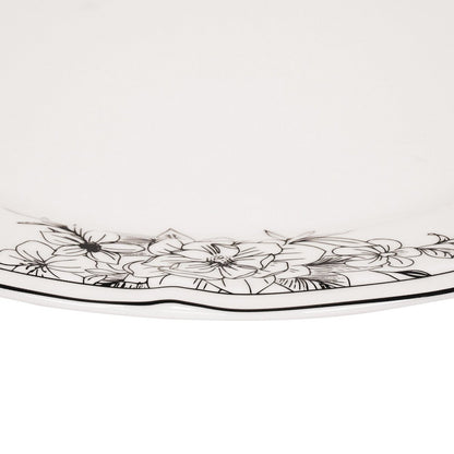 Bord - Les Fleurs - Newbone China - 26X26X1,5Cm