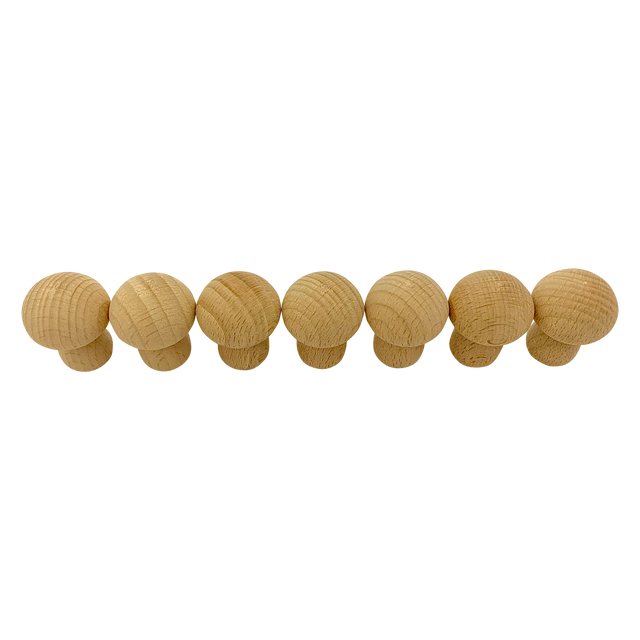 Mini Natural Mushrooms/7Pc