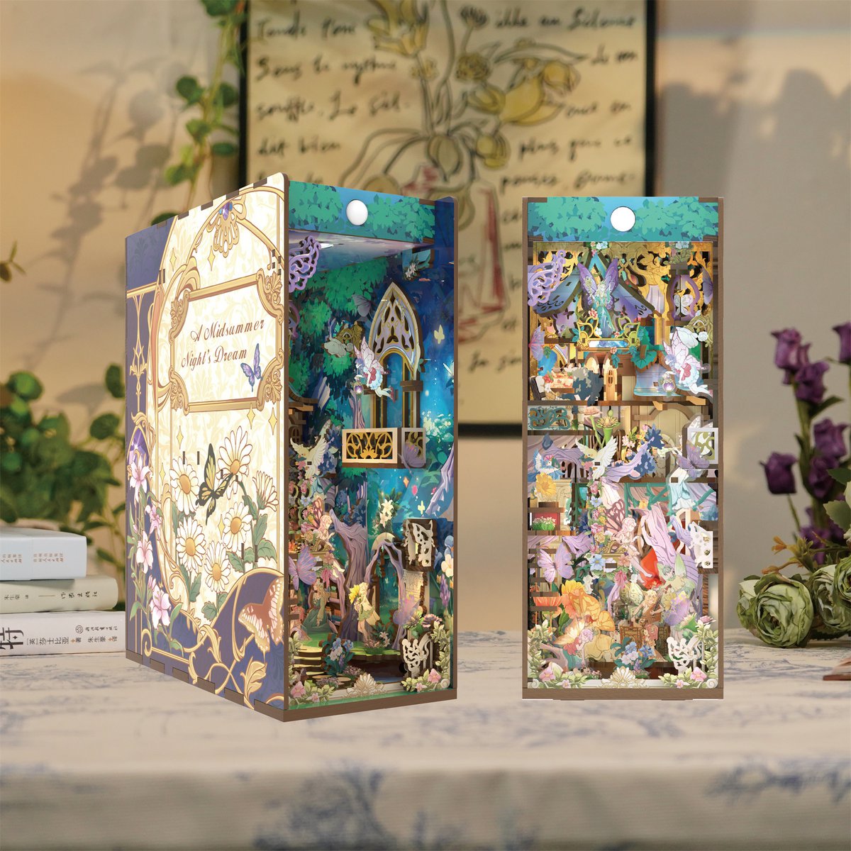 Tonecheer, Diy Book Nook, A Midsummer Night's Dream Inclusief Dust-Cover, Tq130, 24,5X18X10Cm