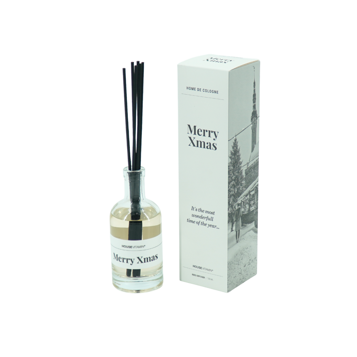 Rietverspreider - Glas/Vezel - Kerstmis - 100Ml