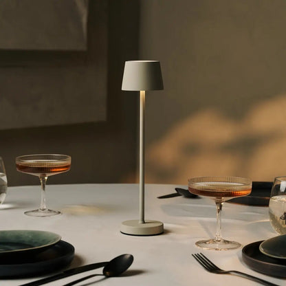 Vondel Mini Shadow Grey Rechargeable Lamp