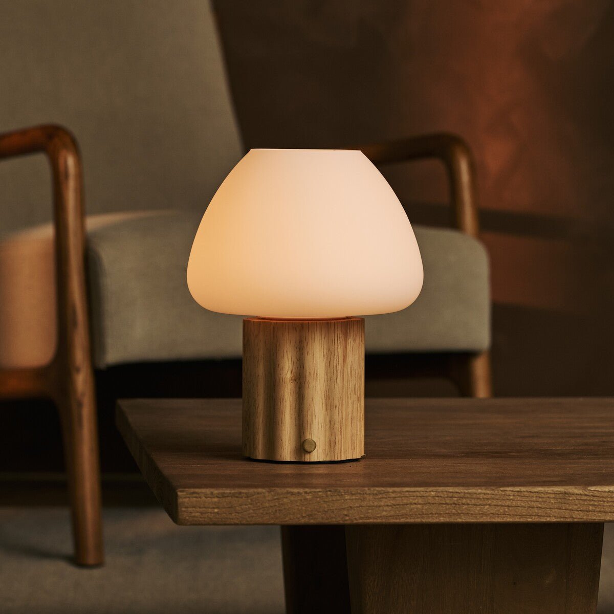 Sophie Lichtbruine Oplaadbare Tafellamp