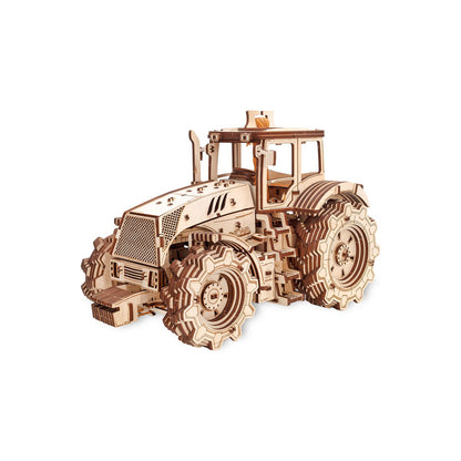 Eco Wood Art (Ewa) 3D Mechanische Puzzel Tractor 891 31,5X17,3X20,7Cm