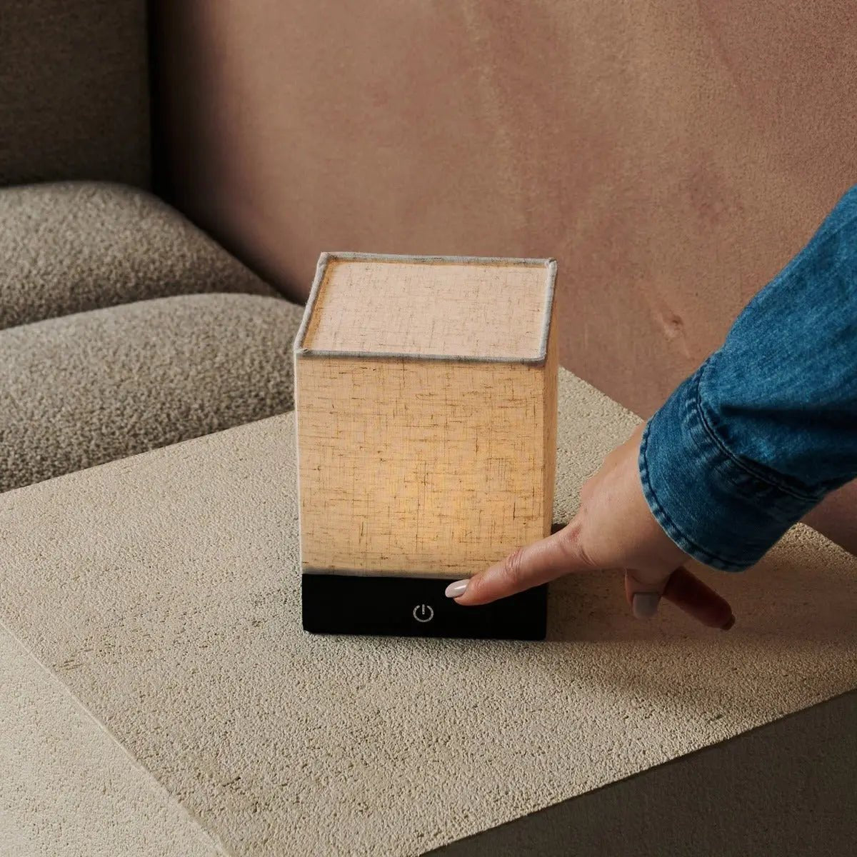 Zano Zwarte Oplaadbare Lamp