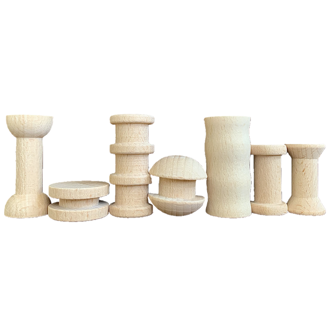 Mini Natural Spool Set/49Pc