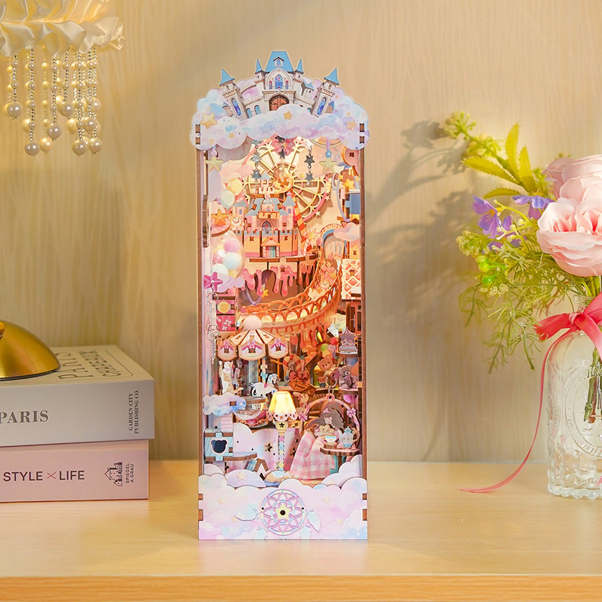 Tonecheer, Diy Book Nook, Sweet Dream, Tq145, 10,5X18,7X28,4Cm