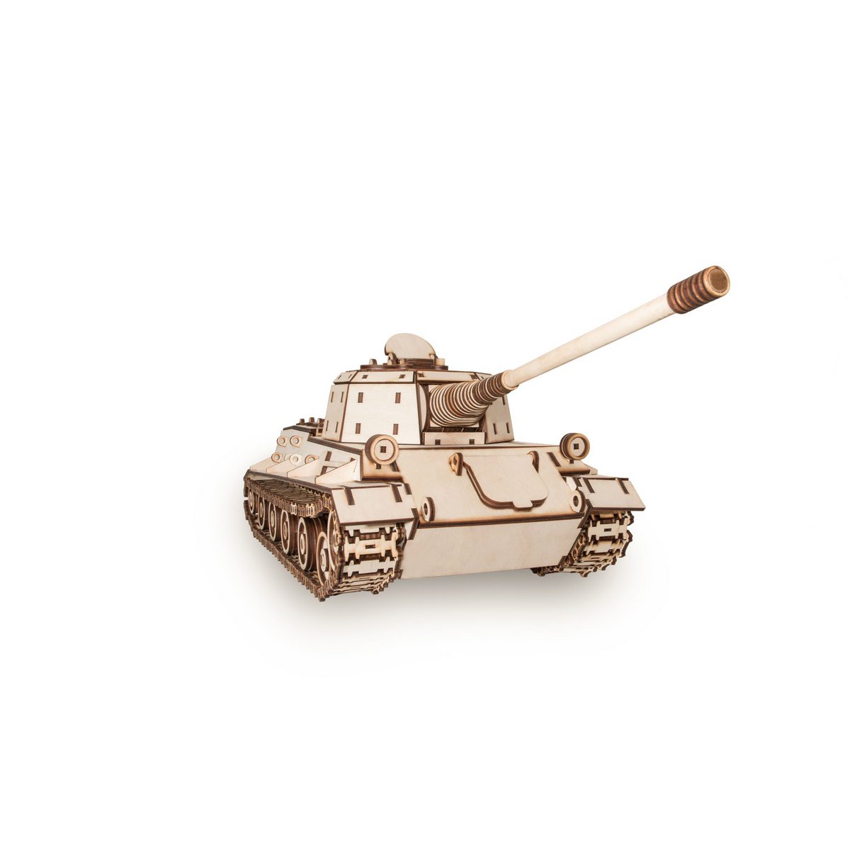 Eco-Wood-Art (Ewa) 3D Mechanische Puzzel, Tank "Lowe", 044, 62X22X18Cm