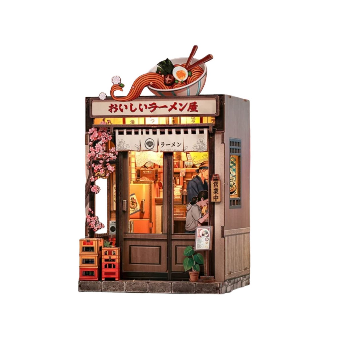 Cutebee, 3D Diy Huisje, Oishii Kyoto, Bnks01, 13X11,8X22Cm