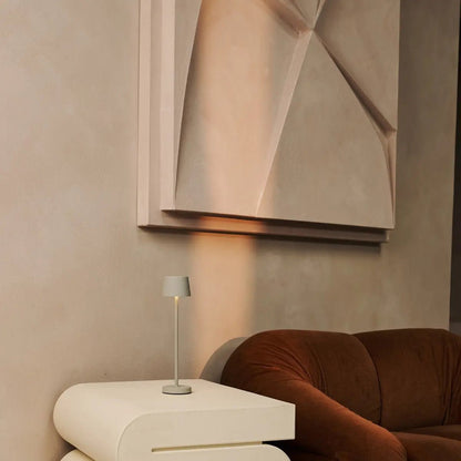 Vondel Mini Shadow Grey Rechargeable Lamp