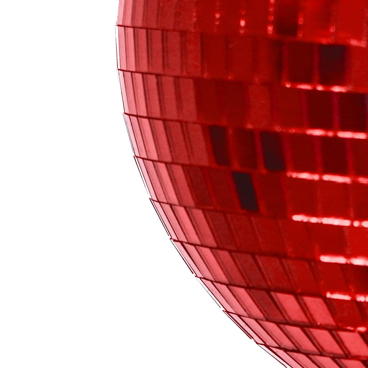Kerstdecoratie - Kersthanger - Discobal - Schuim - Rood - 25X25X25Cm