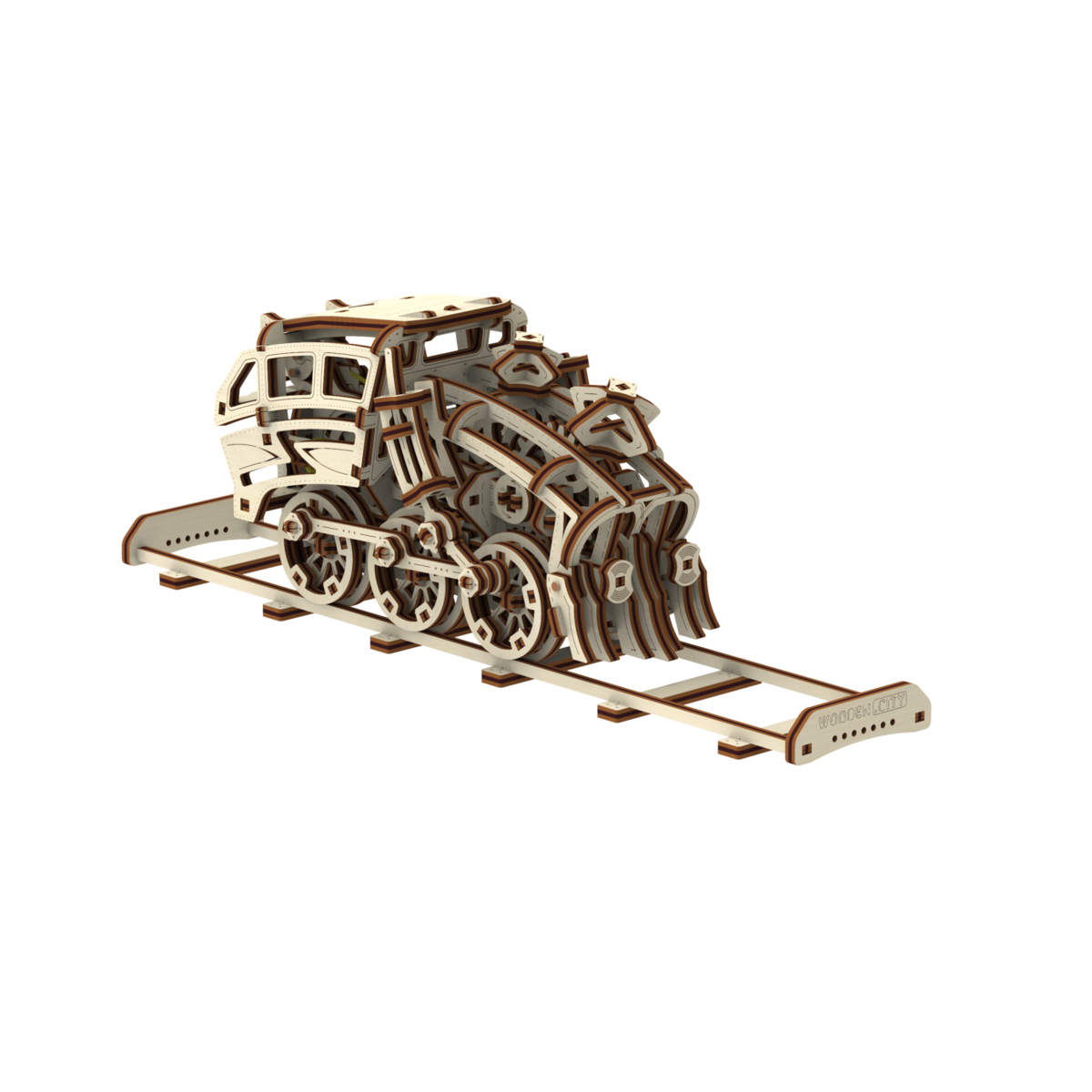 3D Houten Puzzel, Wooden City, Dream Express, Wr338, 30X8,5X10,4Cm